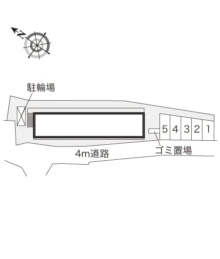 ★手数料０円★枚方市長尾元町　月極駐車場（LP）